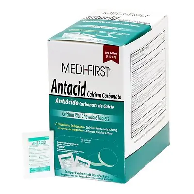 Medique Products - 80213 Medi-First® Calcium Carbonate Antacid
