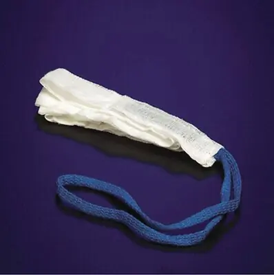 DeRoyal - 1-435 Vaginal Packing Non-Impregnated 4 Inch X 1 Yard Sterile X-Ray Detectable