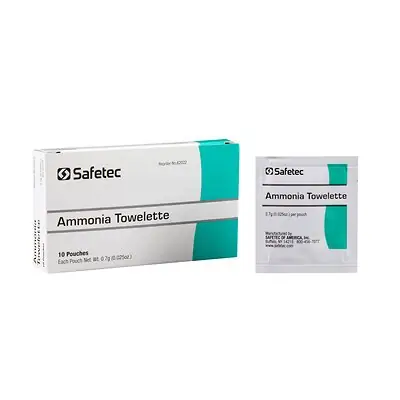 Safetec of America - 62022 Safetec Ammonia / Alcohol Respiratory Stimulant