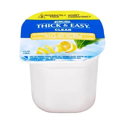 Lyons Magnus LLC - 46056 Thick & Easy® Hydrolyte® Honey Consistency Lemon Thickened Water