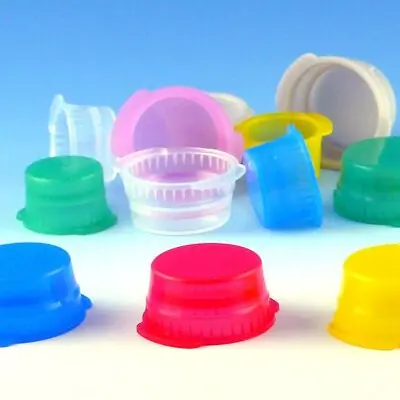 Globe Scientific - 113140Y Cappers™ Polyethylene Yellow Double Tab Snap Cap Tube Closure