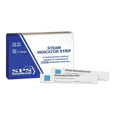 SPS Medical Supply - SIS-250 SPSmedical Steam Sterilization Chemical Indicator Strip