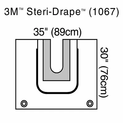Solventum Corporation - 1067 3M™ Steri-Drape™ Sterile U-Pouch Orthopedic Drape