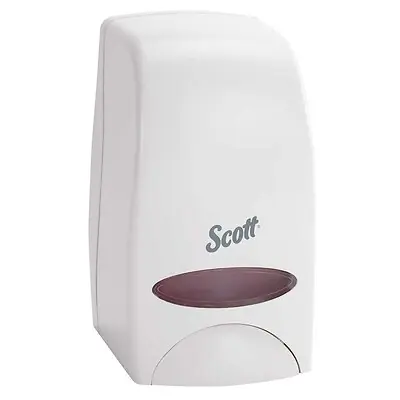 Kimberly Clark - 92144 Hand Hygiene Dispenser Scott® Essential™ White Plastic Manual Push 1 Liter Wall Mount