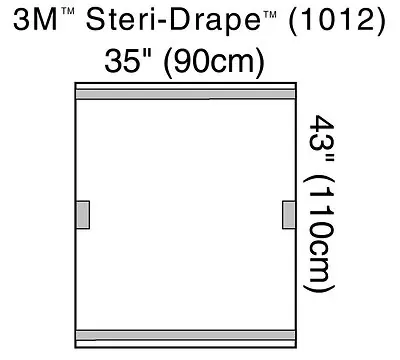 Solventum Corporation - 1012 3M™ Steri-Drape™ Fluoroscope Cover Transparent Plastic