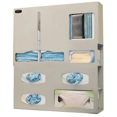 Bowman Manufacturing - PS016-0512 PPE Dispenser BOWMAN® Wall Mount Quartz Beige Aluminum