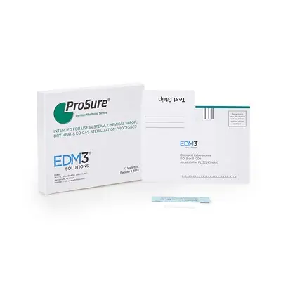 EDM 3 LLC - 3910 ProSure® Sterilizer Monitoring Mail-In Service