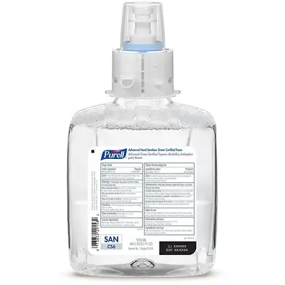 GOJO - 6551-02 Purell® Advanced Hand Sanitizer Green Certified Foam Refill for CS6 Dispenser