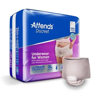 Attends Healthcare Products - ADUF40 Attends® Discreet Women's Underwear