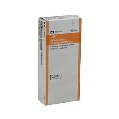 Cardinal - 7666 Telfa™ Impregnated Antimicrobial Dressing