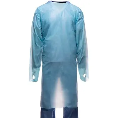 Tronex International Inc - 6033C35 Protective Procedure Gown X-Large Blue NonSterile Not Rated Disposable