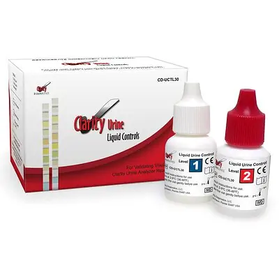 Clarity Lab Group LLC - CD-UCTL30 Semi-Quantitative Clinical Testing Control Set Urine Level 1, 2 6 X 10 mL