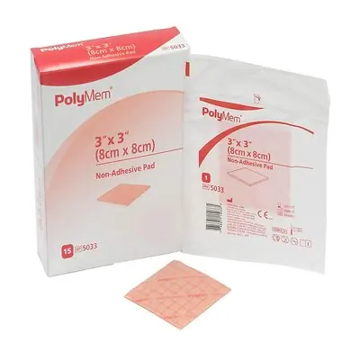 Ferris Manufacturing - 5033 PolyMem® Nonadhesive without Border Foam Dressing
