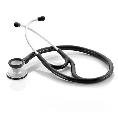 American Diagnostic Corp - 606BK Cardiology Stethoscope Adscope® 606 Black 1-Tube 19 Inch Tube Double Sided Chestpiece