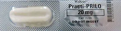 Wallcur - 616PL Clinical Training Medication Practi-Omeprazole™ Oral Med Capsule Blister Pack 20 mg per Dose