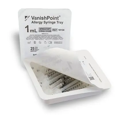 Retractable Technologies - 10134 VanishPoint® Safety Allergy Tray