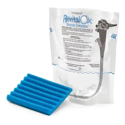 Steris - 2D8850WR Endoscope Sponge Kit with Pre-Diluted Enzymatic Detergent Revital-Ox® Bedside Complete™ Flat For Flexible and Rigid Instruments / Ready-to-Use