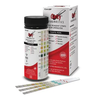 Clarity Lab Group LLC - CLA-10P Urinalysis Reagent Clarity® Bilirubin