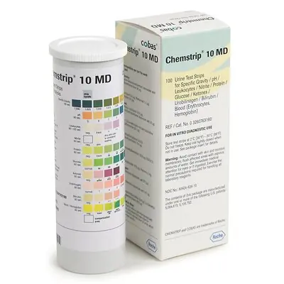 Roche Diagnostics - 03260763160 Chemstrip® 10 MD Urinalysis Reagent