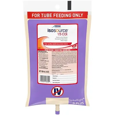 Nestle Healthcare Nutrition - 10043900281824 Isosource® 1.5 Cal Tube Feeding Formula