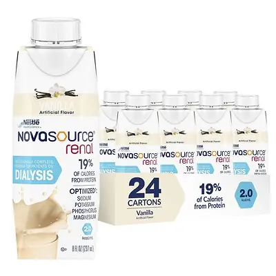Nestle Healthcare Nutrition - 00043900306094 Novasource® Renal Vanilla Formula for Patients on Dialysis