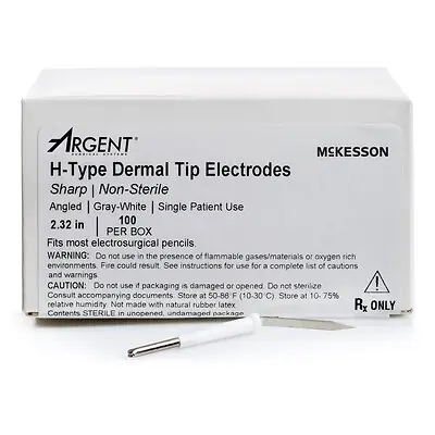 McKesson Brand - 22-H10012 Blade Electrode McKesson NonSterile Sharp Angled Blade Tip Disposable