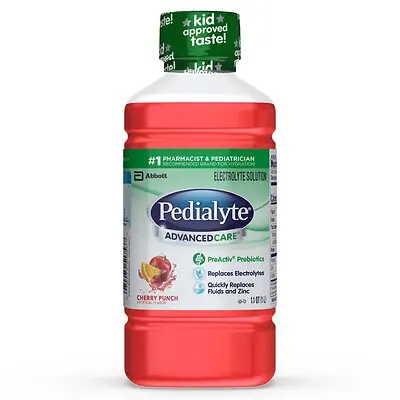 Abbott Nutrition - 63057 Pedialyte® AdvancedCare™ Cherry Punch Electrolyte Solution