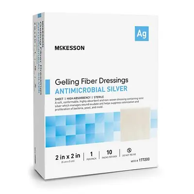 McKesson Brand - 177200 McKesson Silver Gelling Fiber Dressing