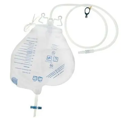 Amsino International - AS302 Urinary Drain Bag AMSure® Anti-Reflux Valve Sterile 2