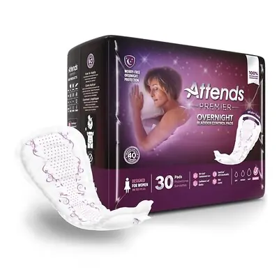 Attends Healthcare Products - ALI-ONBCP Attends® Premier Overnight Bladder Control Pads