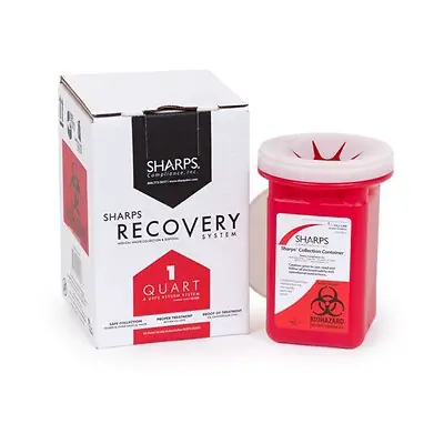 Sharps Compliance - 10100-012 Sharps Recovery System™ Mailback Sharps Collector