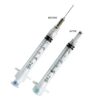 Retractable Technologies - 10311 VanishPoint® 3 mL Syringe with Hypodermic Needle