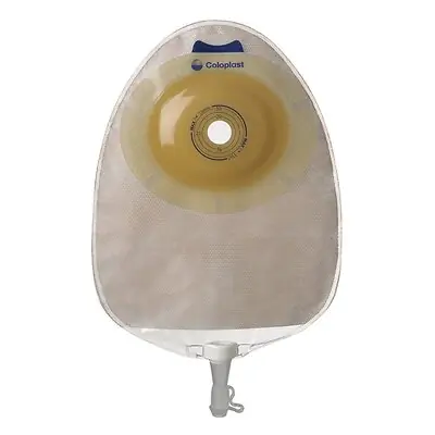Coloplast - 11814 SenSura® Convex Light 1-Piece Transparent Urostomy Pouch