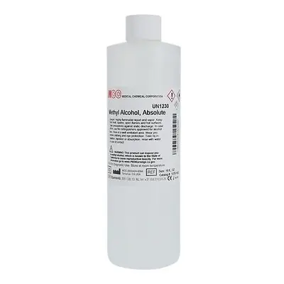 Medical Chemical - 107B-16OZ Histology Reagent Methanol 100% w/v 16 oz.