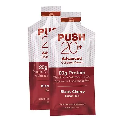Global Health Products - GH-21 Oral Supplement PUSH 20+ Black Cherry Flavor Liquid 1.25 oz. Individual Packet