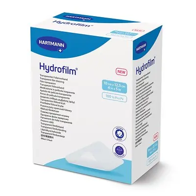Hartmann - 970002 Transparent Film Dressing Hydrofilm® 4 X 5 Inch 4 Tab Delivery Rectangle Sterile