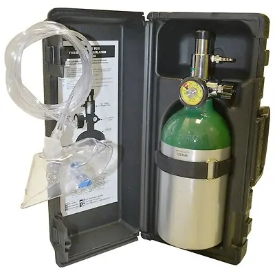 Mada Medical Products - 1301M Oxygen Cylinder Kit (Filled) Oxy-Uni-Pak Size M7 Aluminum