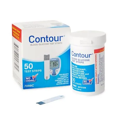 Ascensia Diabetes Care - 7098C Bayer Contour® Blood Glucose Test Strips