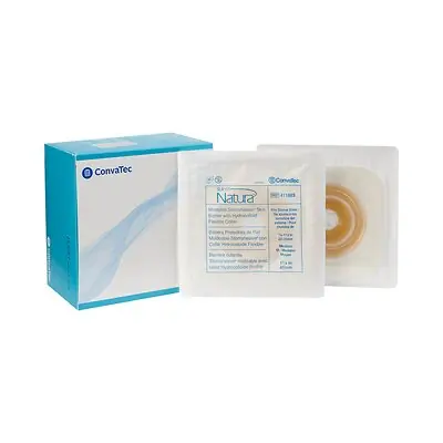 ConvaTec - 411803 Sur-Fit Natura® Stomahesive® Ostomy Barrier Fits Stomas from 7/8 to 1-1/4 Inches