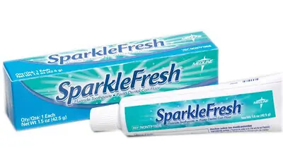 Medline - NONTP6I Toothpaste SparkleFresh™ Mint Flavor 0.6 oz. Tube