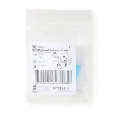 Thayer Medical - 1543 Dual Spray MDI Adapter MiniSpacer®