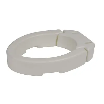 Drive DeVilbiss Healthcare - RTL12608 Hinged Raised Toilet Seat drive™ 3-1/2 Inch Height Elongated 250 lbs. Weight Capacity