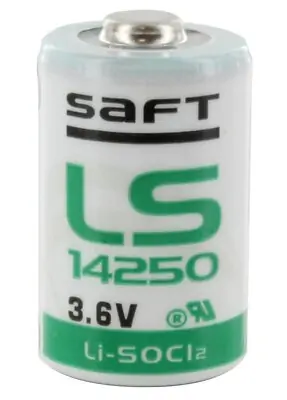 Bulbtronics - 0036523 Lithium Battery Saft 1/2 AA Cell 3.6 Volt Disposable 1 Pack