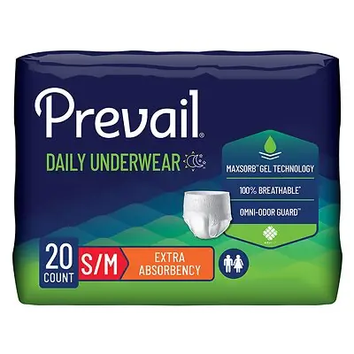 First Quality Products LLC - PV-512 Prevail® Daily Underwear Extra Absorbent Underwear