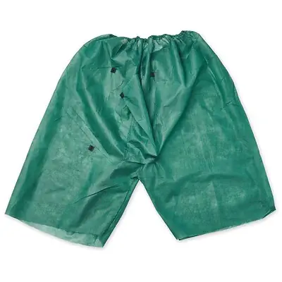 Steris - EN10117XL Colonoscopy / Endoscopy Exam Shorts Steris Extra Large Green Nonwoven Adult Disposable
