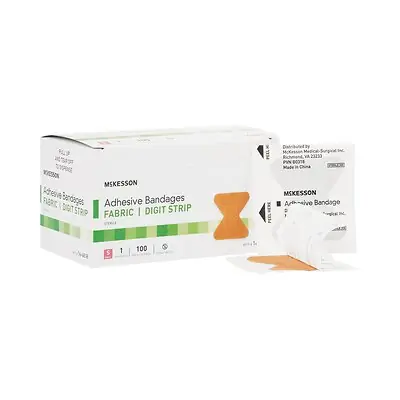 McKesson Brand - 16-4818 McKesson Fingertip Tan Adhesive Strip