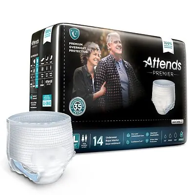 Attends Healthcare Products - ALI-UW40 Attends® Premier Underwear