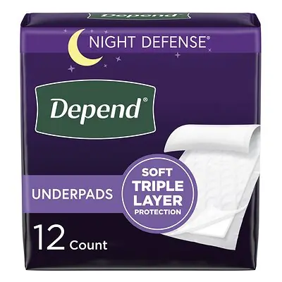Kimberly Clark - 46961 Depend® Bed Protectors Thicker and Super Absorbent Underpad