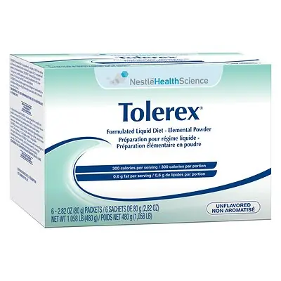Nestle Healthcare Nutrition - 10043900458059 Tolerex® Formulated Liquid Diet Elemental Powder