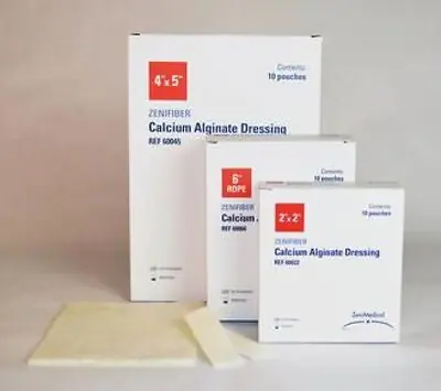 Focus Health Group - 600660 Silver Alginate Dressing ZeniFIBER Ag Square Sterile